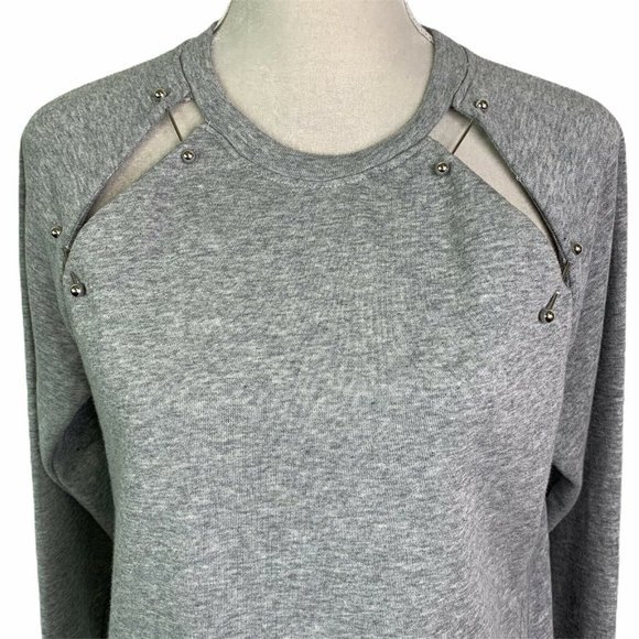 Rachel Roy - Cut Out Front Crew Neck Sweater - Picture 2 of 9